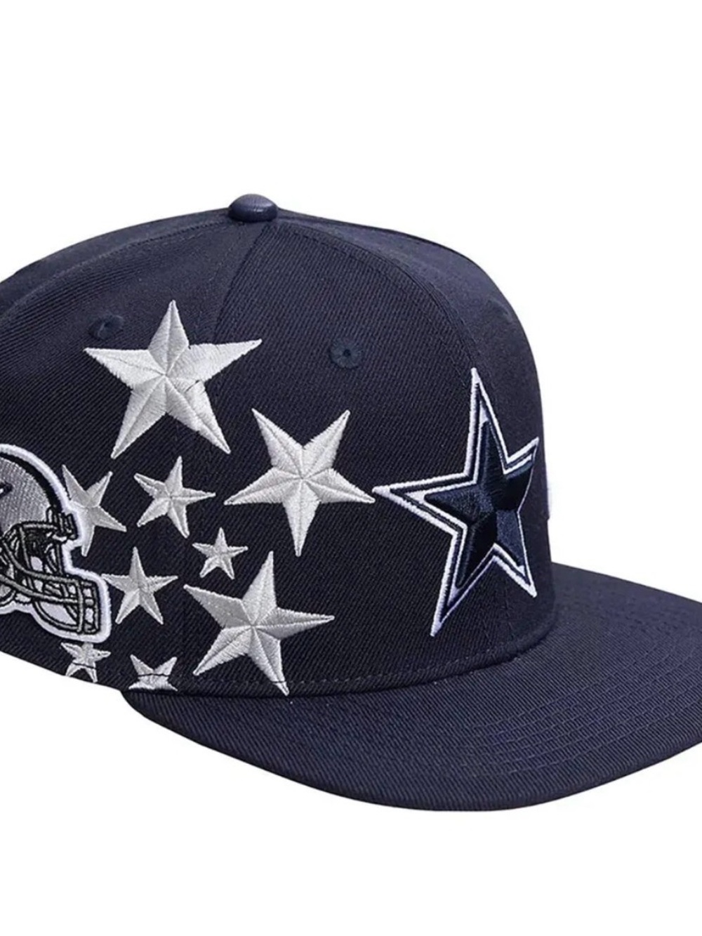 Pro Standard Dallas Cowboys NFL Stars Navy Blue Pink Snapback Adjustable Hat Cap